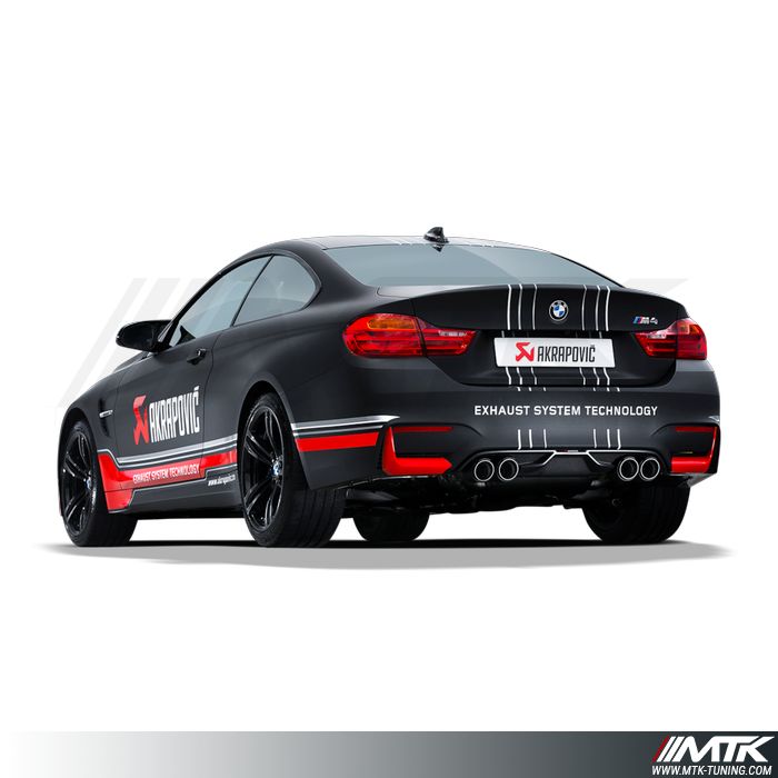 Ligne d'échappement Akrapovic BMW M4 F82 - F83 sans FAP